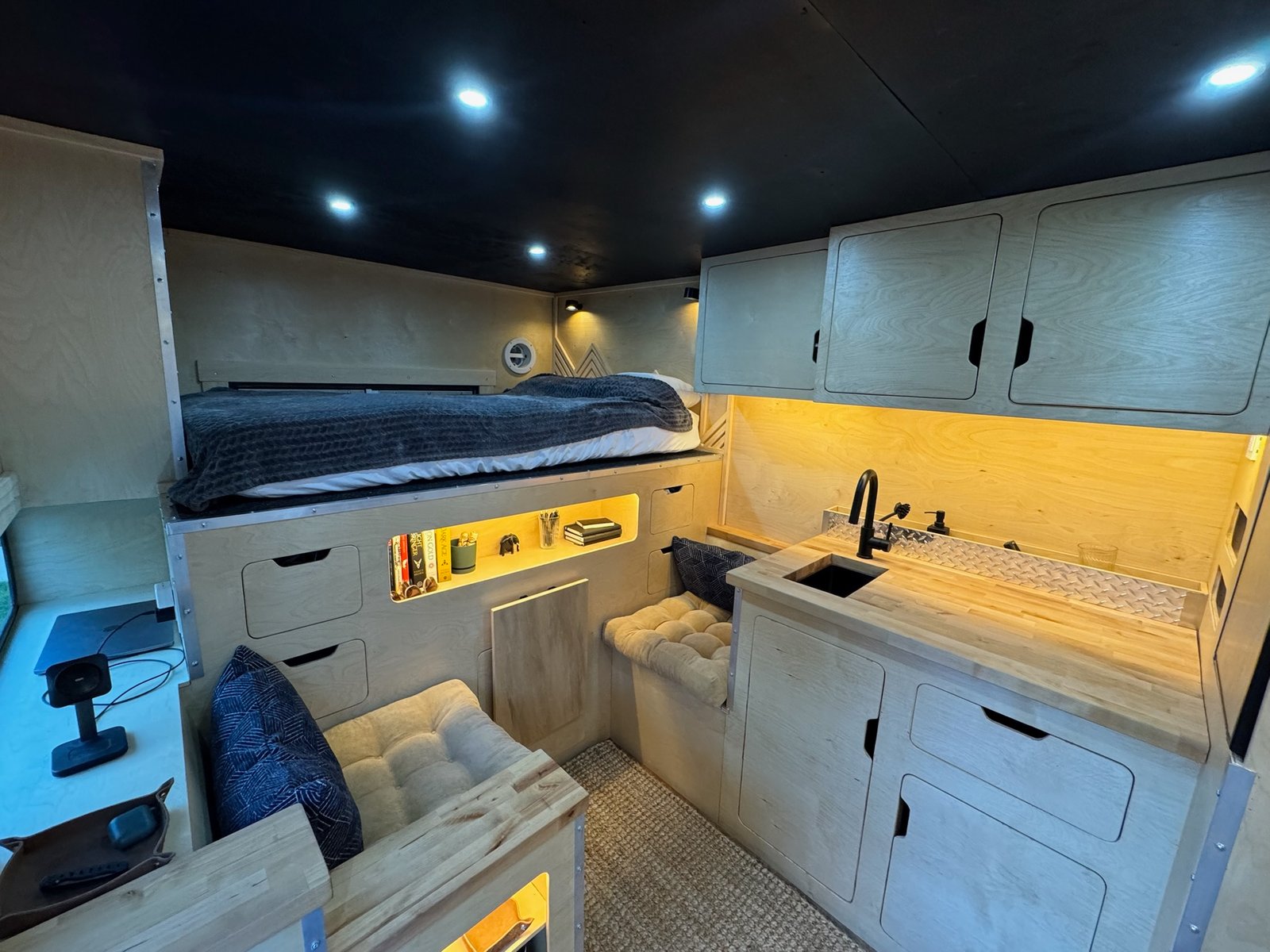 Finished ambulance conversion interior